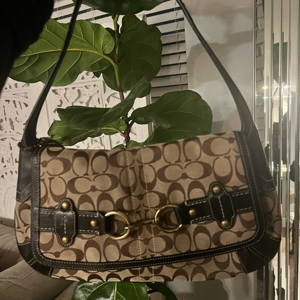 Coach Ergo Signature Belted Shoulder Bag